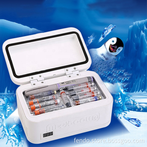 1L Mini Portable Medicine Refrigerator with LED Screen